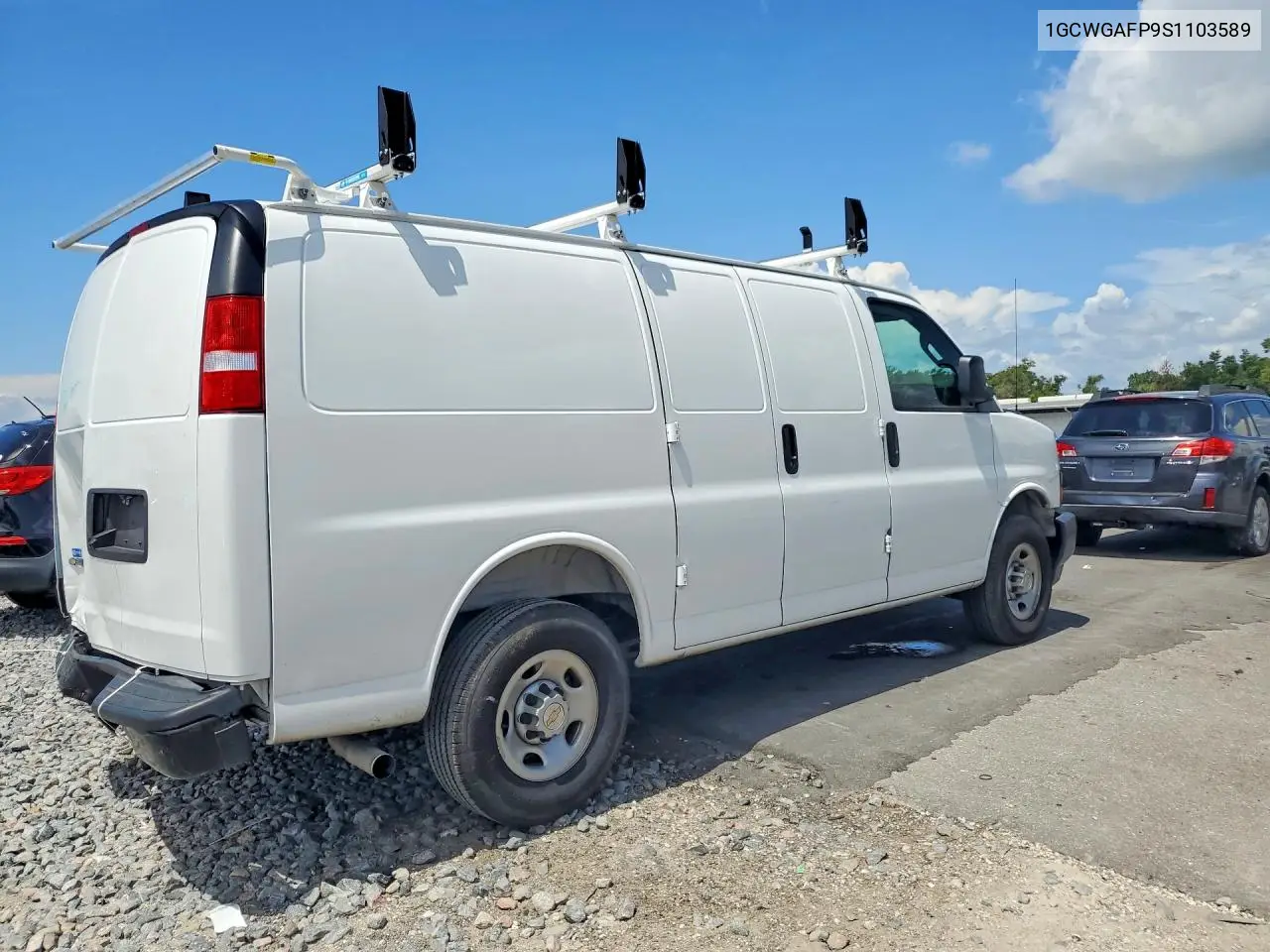 2025 Chevrolet Express VIN: 1GCWGAFP9S1103589 Lot: 59874596