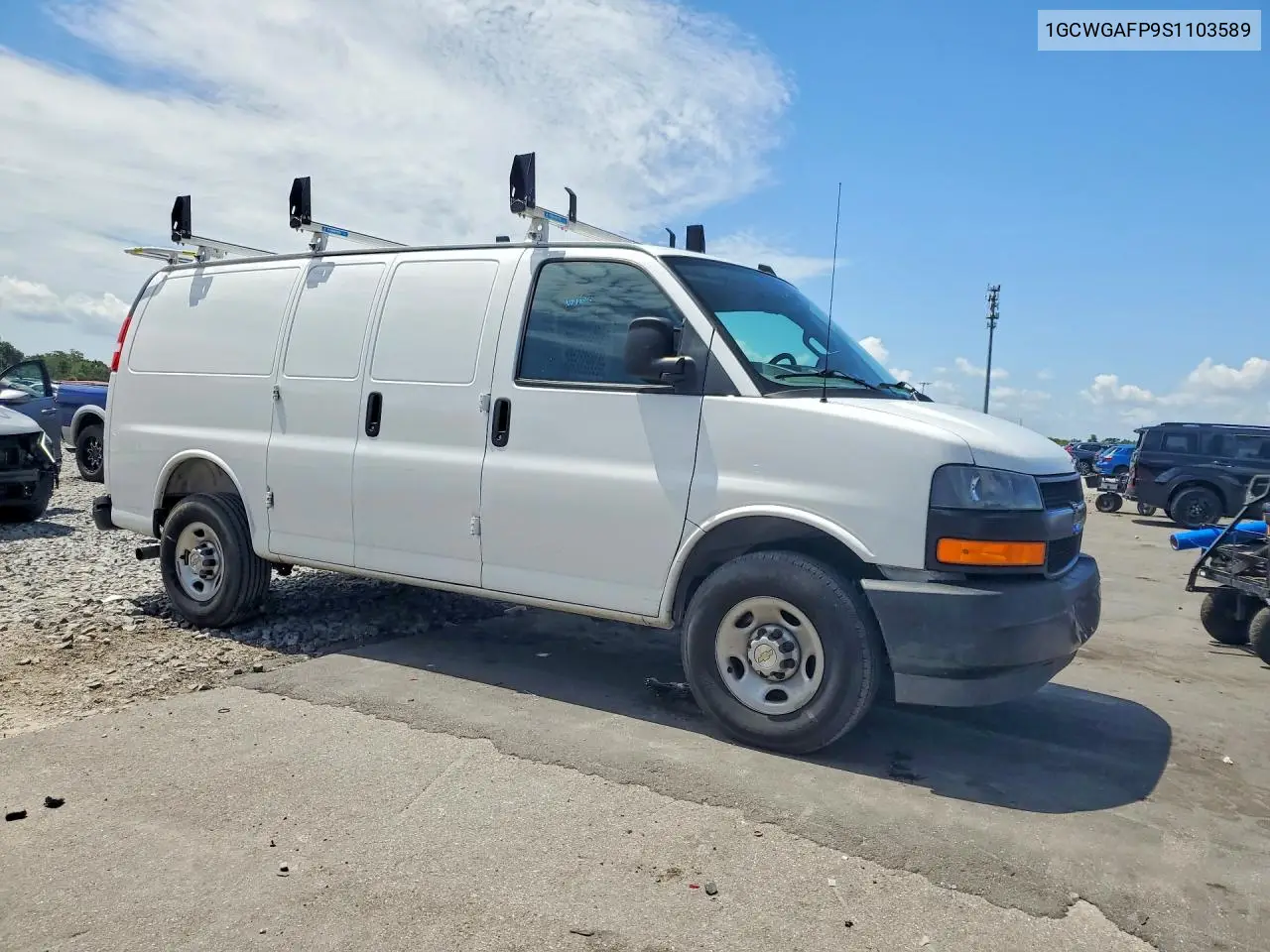 2025 Chevrolet Express VIN: 1GCWGAFP9S1103589 Lot: 59874596