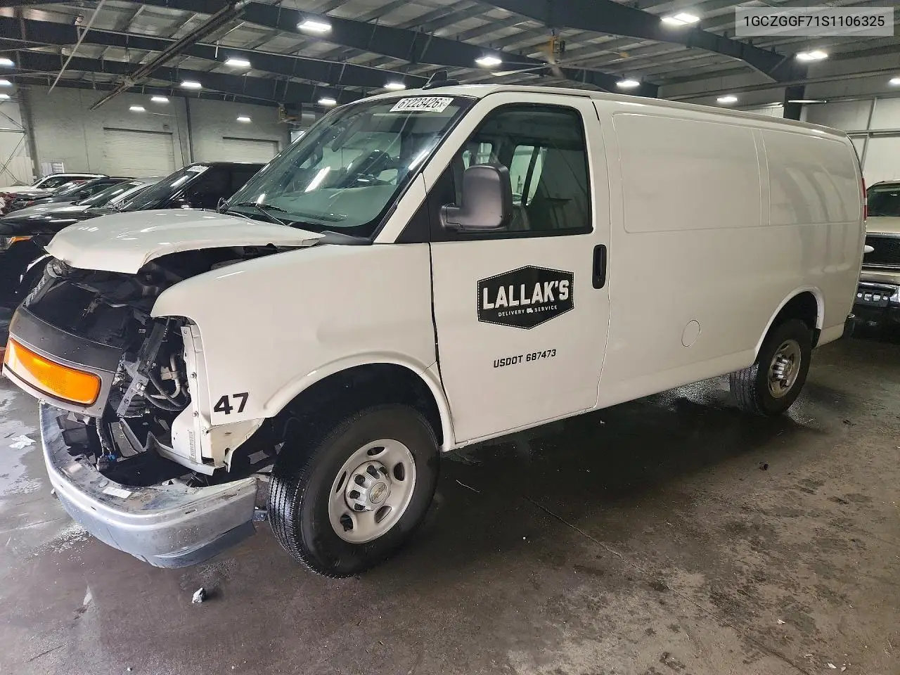 2025 Chevrolet Express G3500 VIN: 1GCZGGF71S1106325 Lot: 61223426