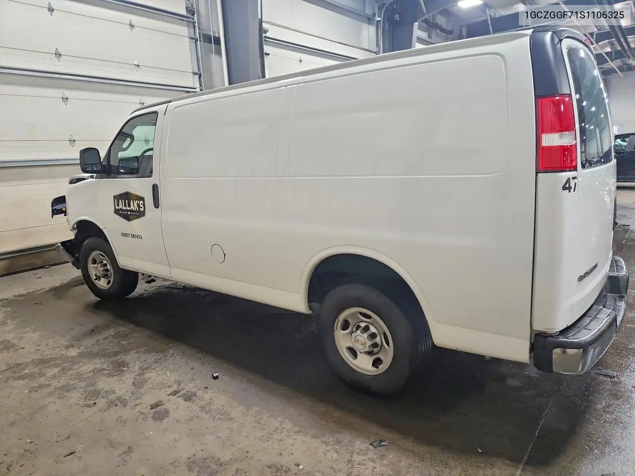2025 Chevrolet Express G3500 VIN: 1GCZGGF71S1106325 Lot: 61223426