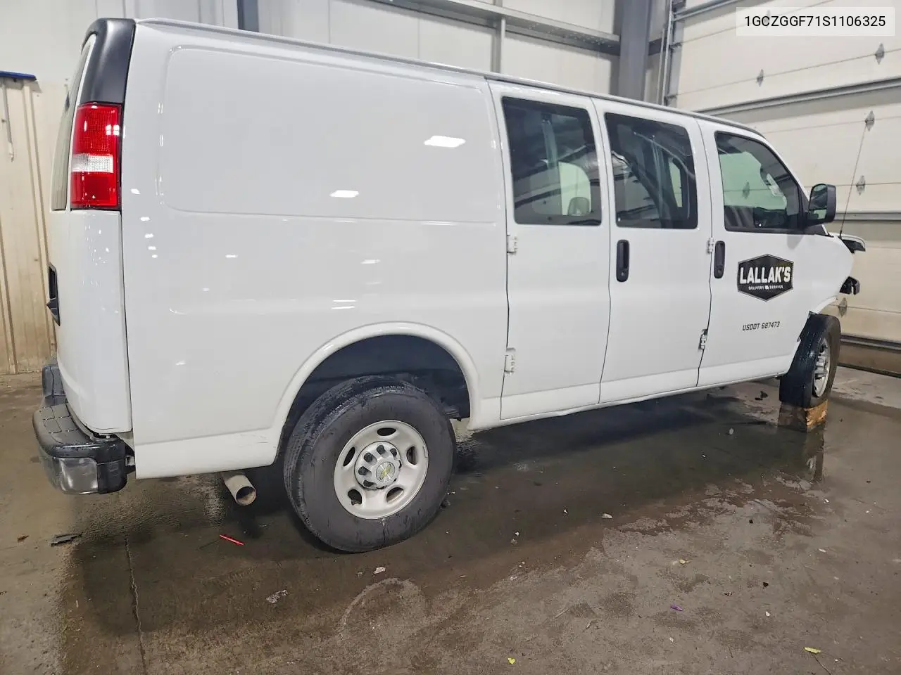 2025 Chevrolet Express G3500 VIN: 1GCZGGF71S1106325 Lot: 61223426