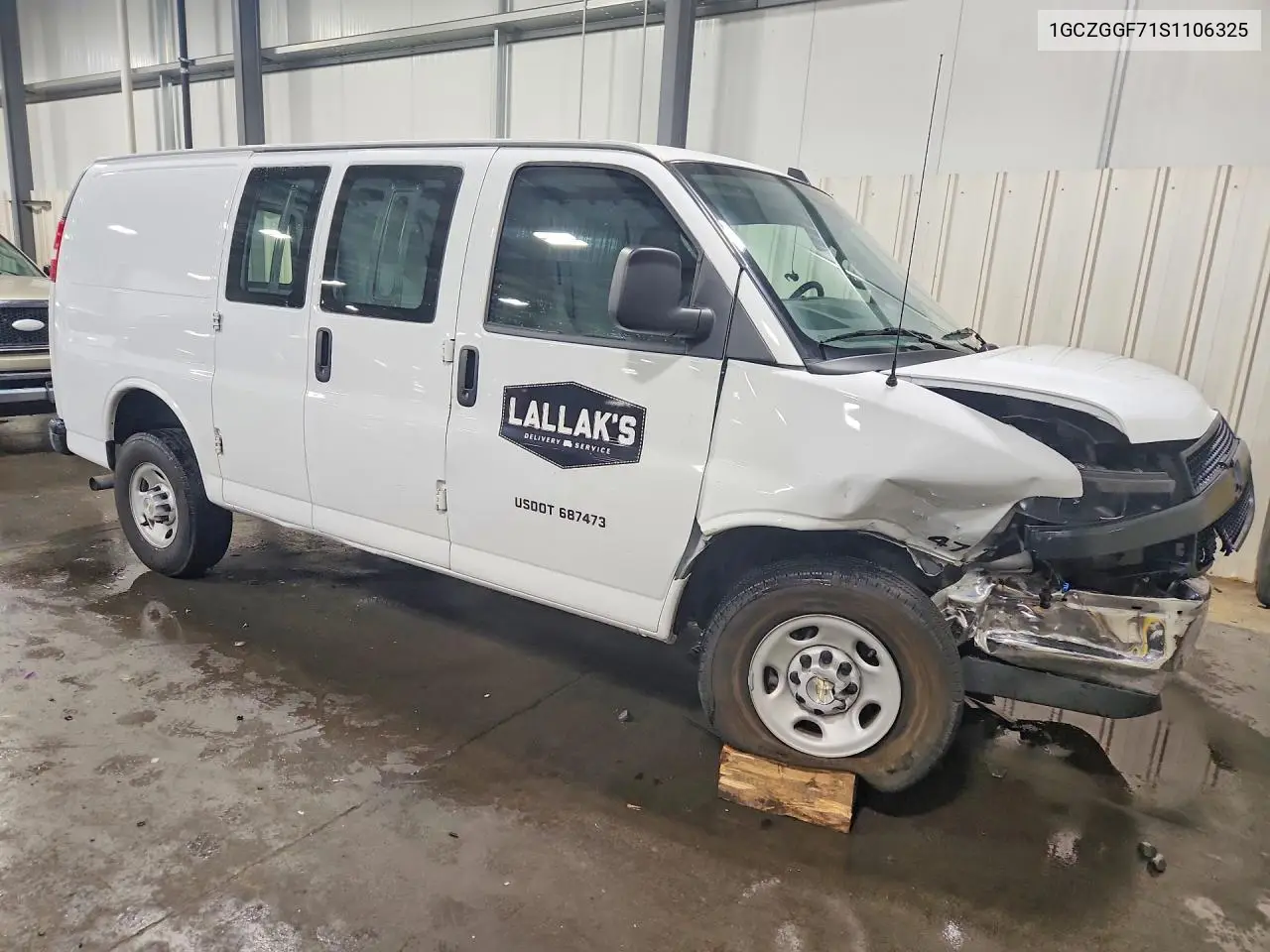 2025 Chevrolet Express G3500 VIN: 1GCZGGF71S1106325 Lot: 61223426