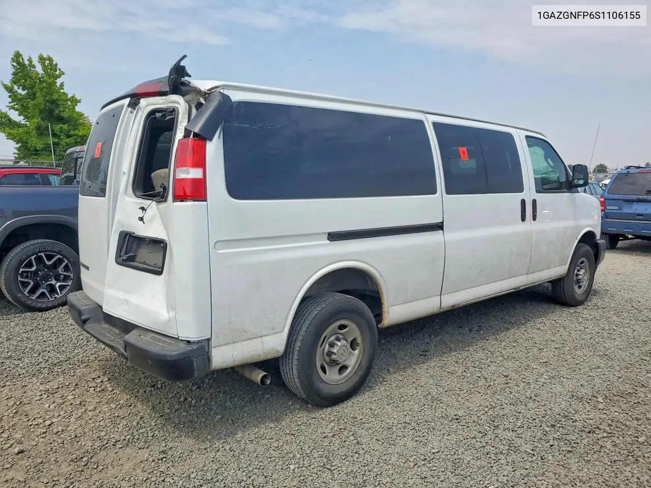 2025 Chevrolet Express G3500 Ls VIN: 1GAZGNFP6S1106155 Lot: 61381106