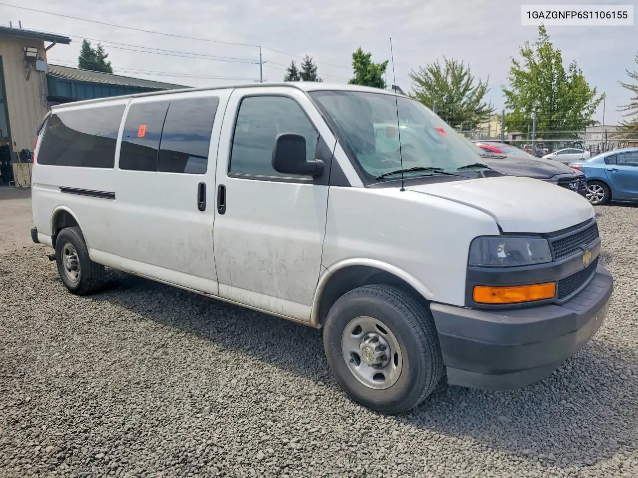 2025 Chevrolet Express G3500 Ls VIN: 1GAZGNFP6S1106155 Lot: 61381106