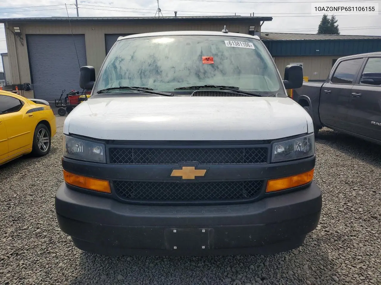 2025 Chevrolet Express G3500 Ls VIN: 1GAZGNFP6S1106155 Lot: 61381106