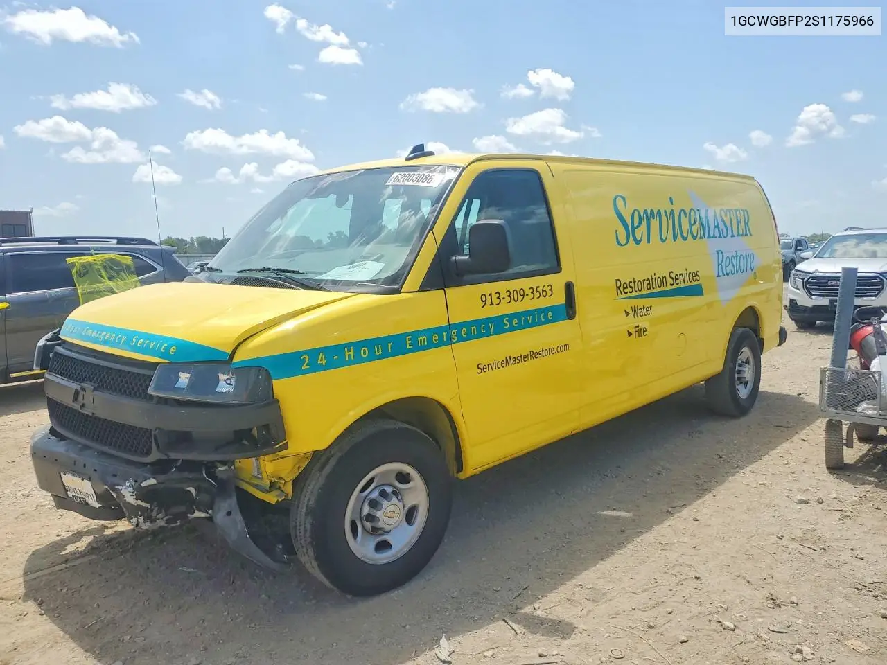 2025 Chevrolet Express G2500 VIN: 1GCWGBFP2S1175966 Lot: 62003086