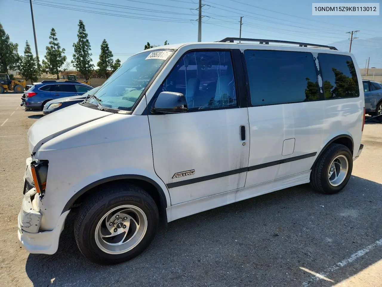 1989 Chevrolet Astro VIN: 1GNDM15Z9KB113012 Lot: 73557015