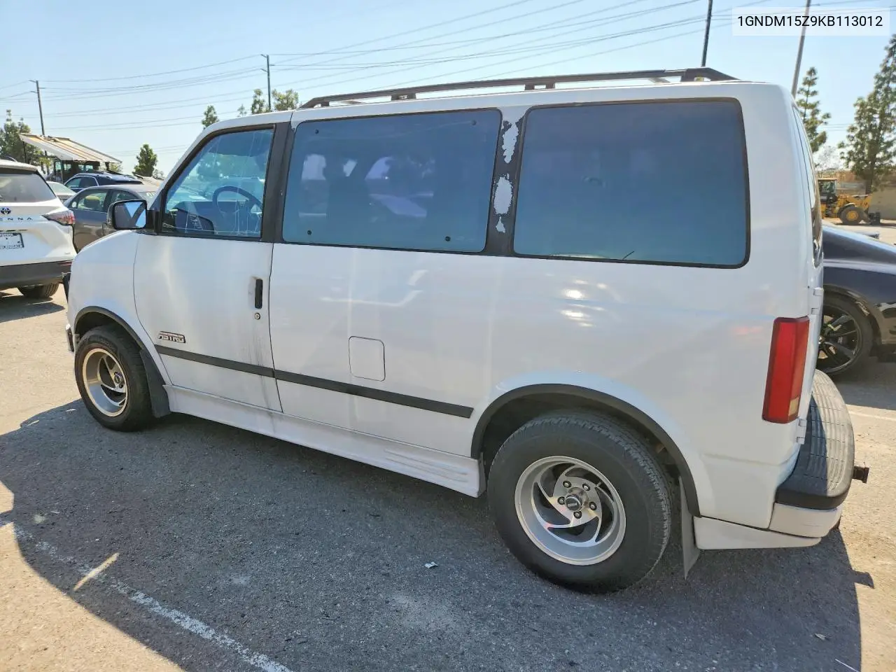 1989 Chevrolet Astro VIN: 1GNDM15Z9KB113012 Lot: 73557015