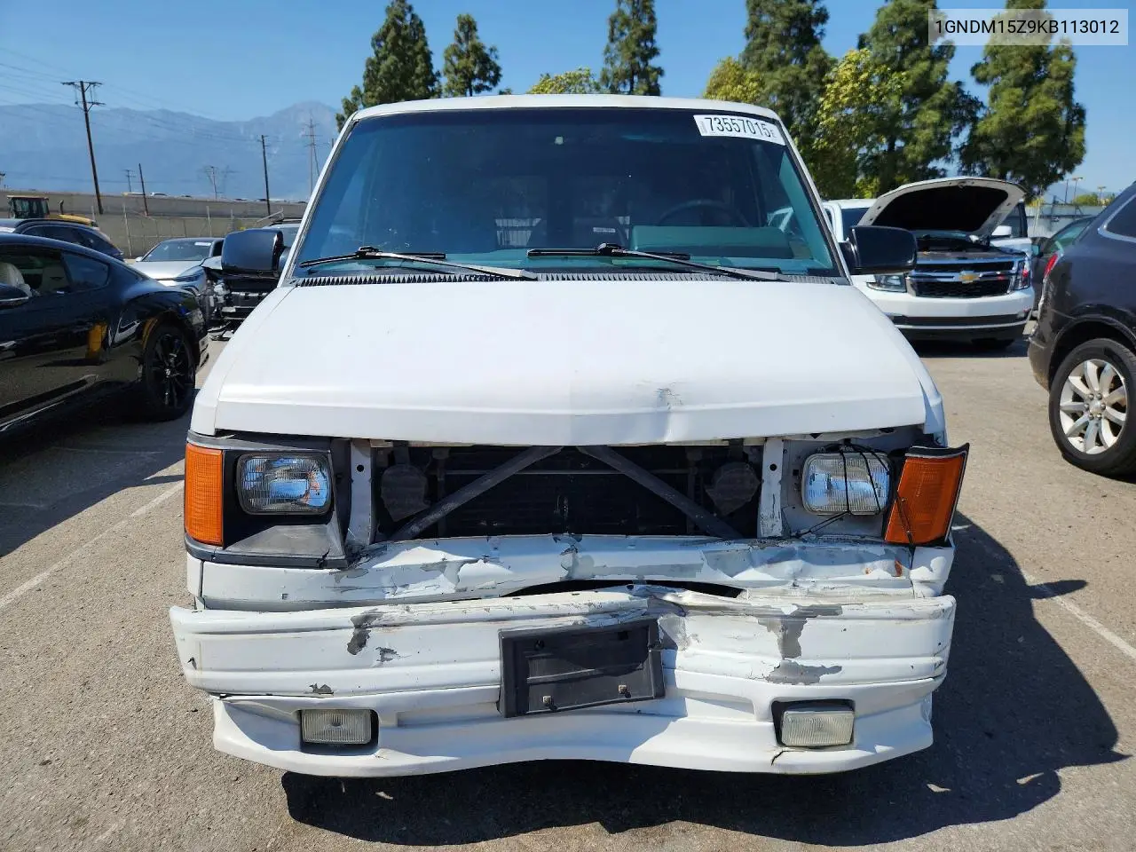 1989 Chevrolet Astro VIN: 1GNDM15Z9KB113012 Lot: 73557015