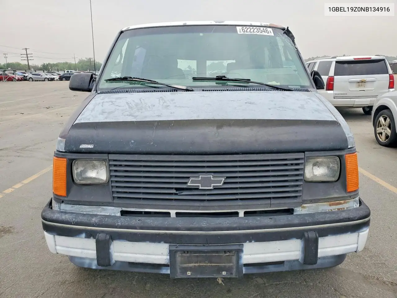 1992 Chevrolet Astro VIN: 1GBEL19Z0NB134916 Lot: 62223546
