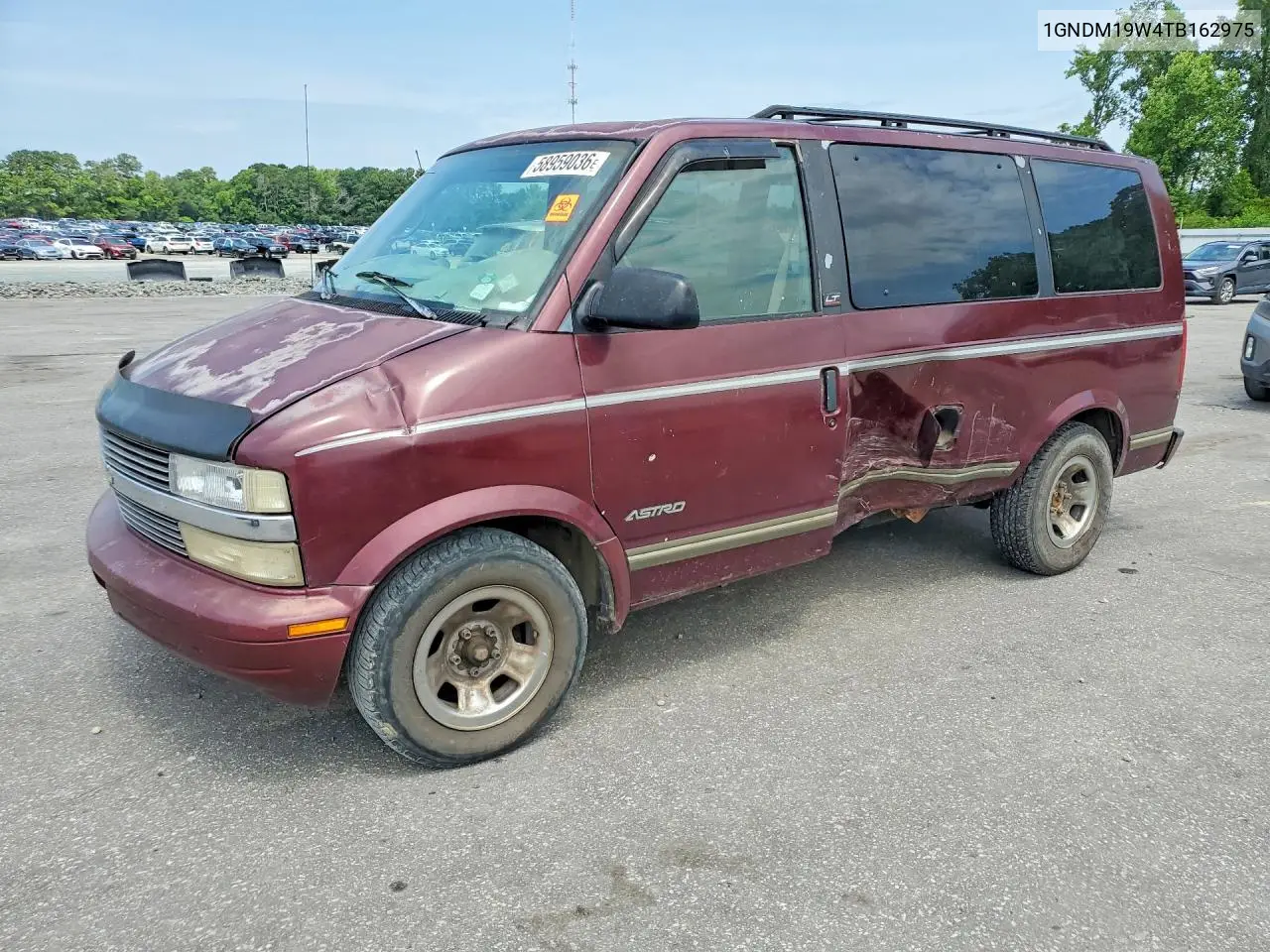 1996 Chevrolet Astro VIN: 1GNDM19W4TB162975 Lot: 58959036