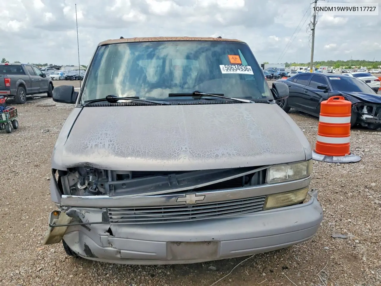 1997 Chevrolet Astro VIN: 1GNDM19W9VB117727 Lot: 50634936