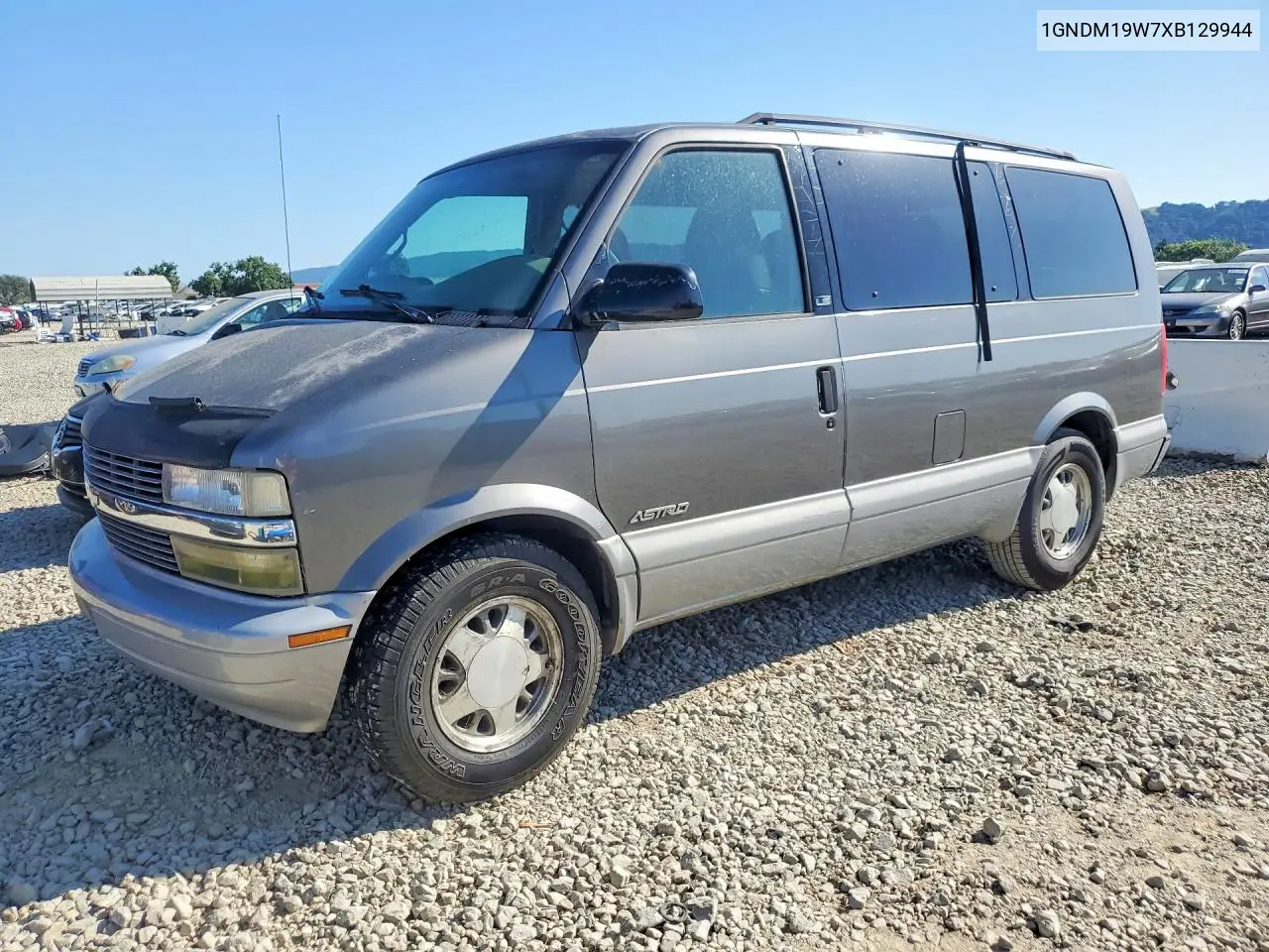 1999 Chevrolet Astro VIN: 1GNDM19W7XB129944 Lot: 52772846