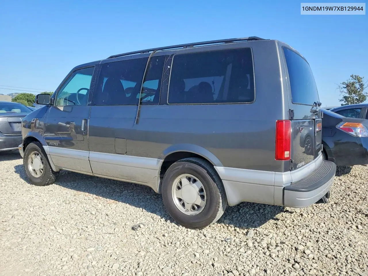 1999 Chevrolet Astro VIN: 1GNDM19W7XB129944 Lot: 52772846