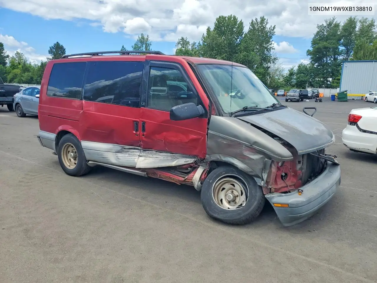 1999 Chevrolet Astro VIN: 1GNDM19W9XB138810 Lot: 54872636