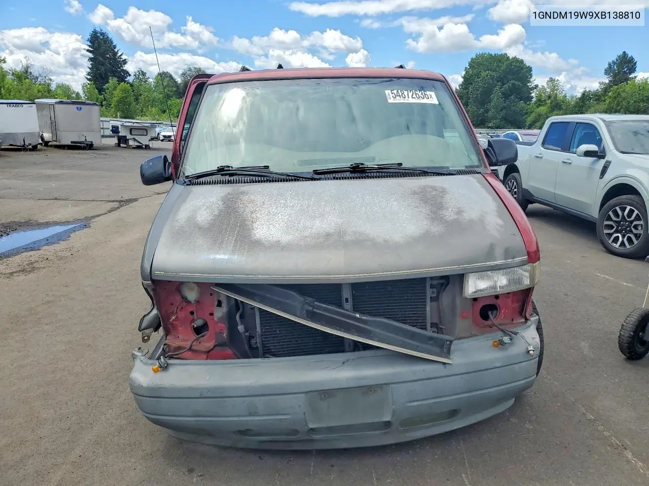 1999 Chevrolet Astro VIN: 1GNDM19W9XB138810 Lot: 54872636