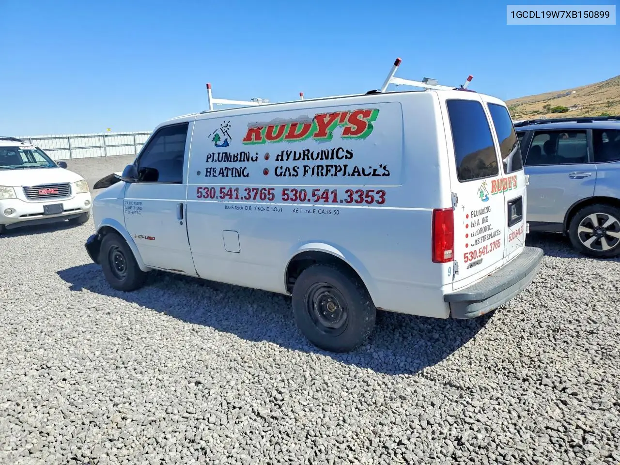 1999 Chevrolet Astro VIN: 1GCDL19W7XB150899 Lot: 60413956