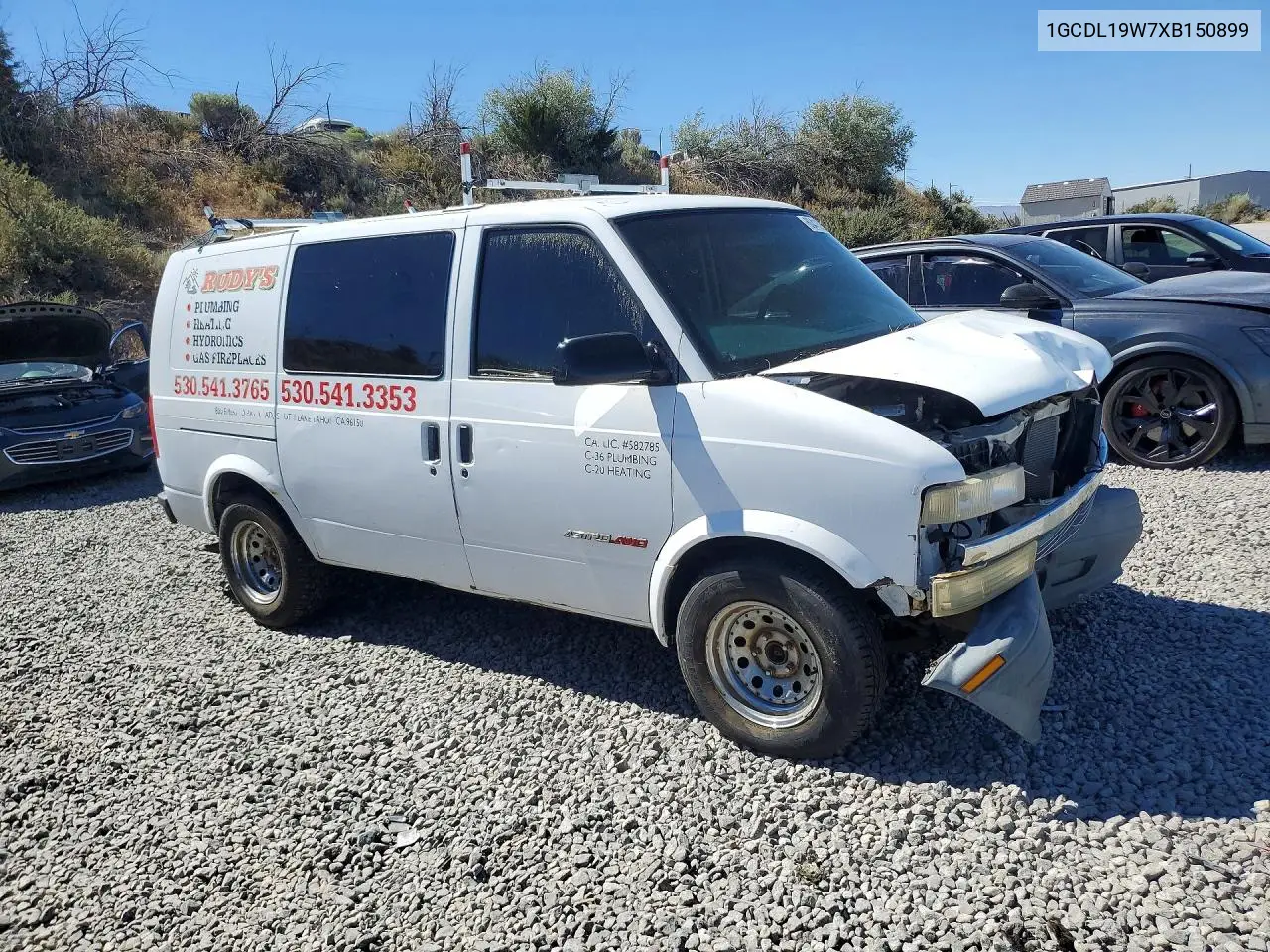 1999 Chevrolet Astro VIN: 1GCDL19W7XB150899 Lot: 60413956