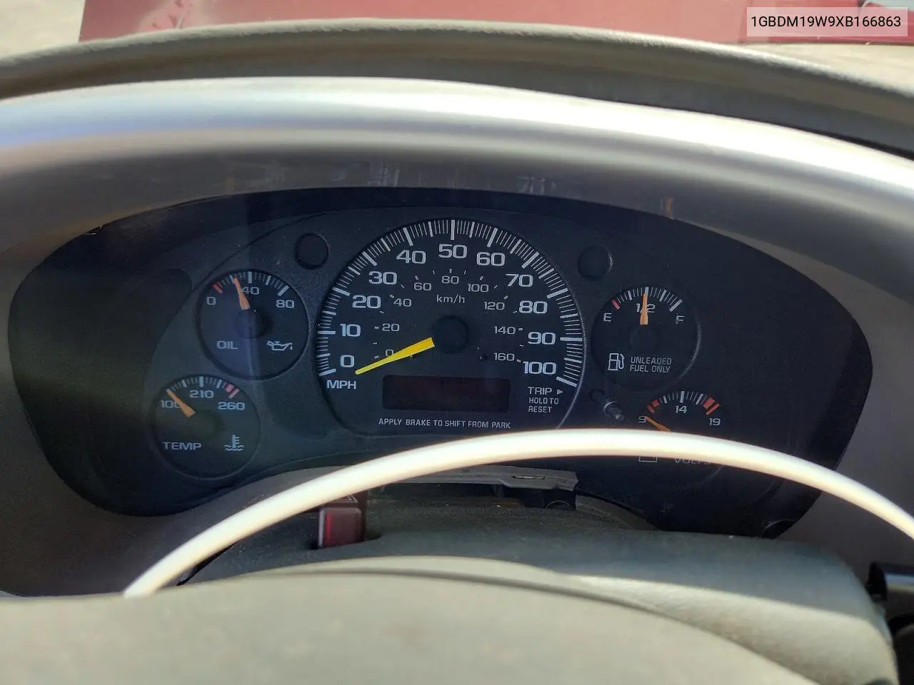 1999 Chevrolet Astro VIN: 1GBDM19W9XB166863 Lot: 60703986