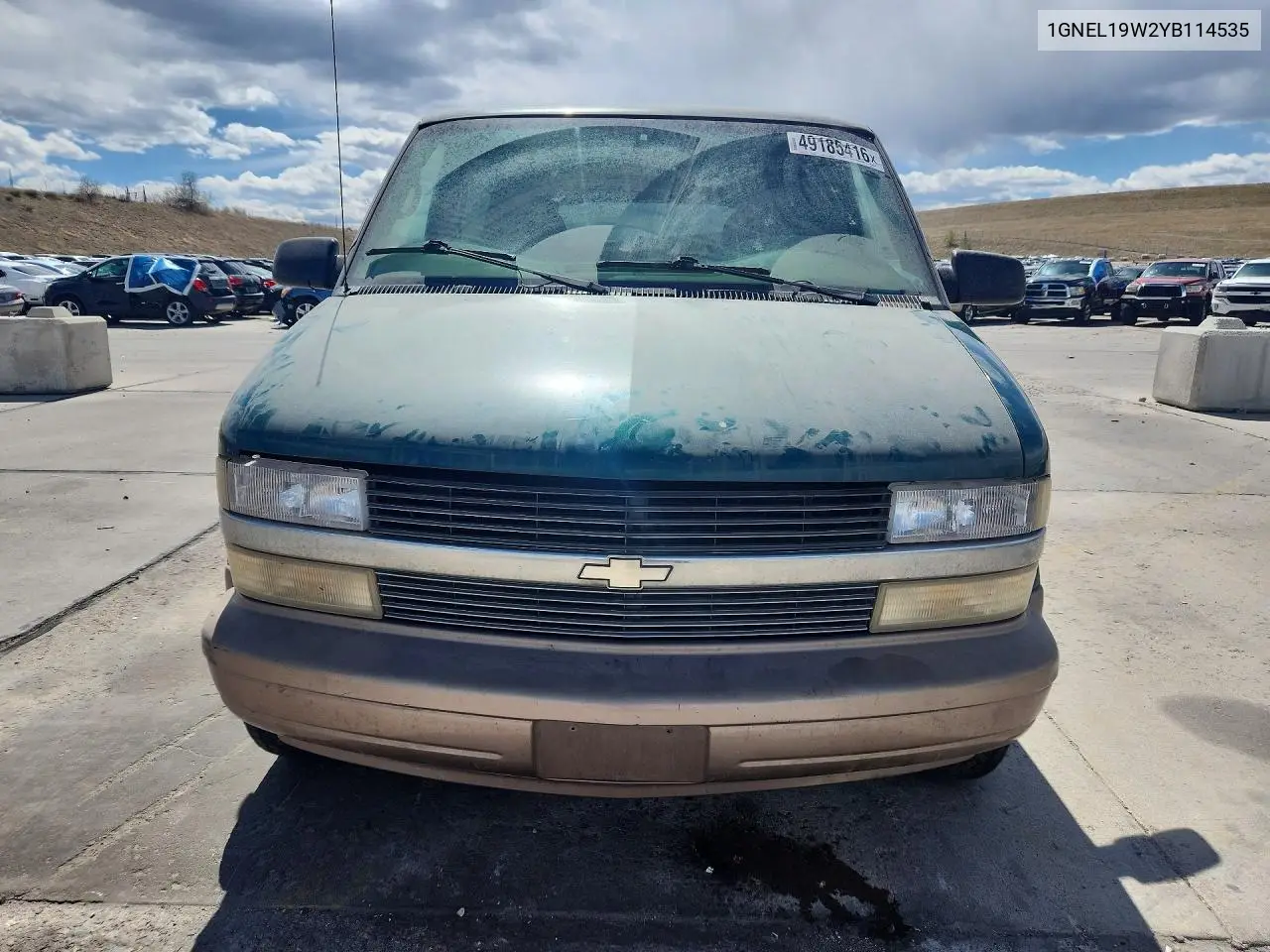 2000 Chevrolet Astro Van Delivery Van VIN: 1GNEL19W2YB114535 Lot: 49185416