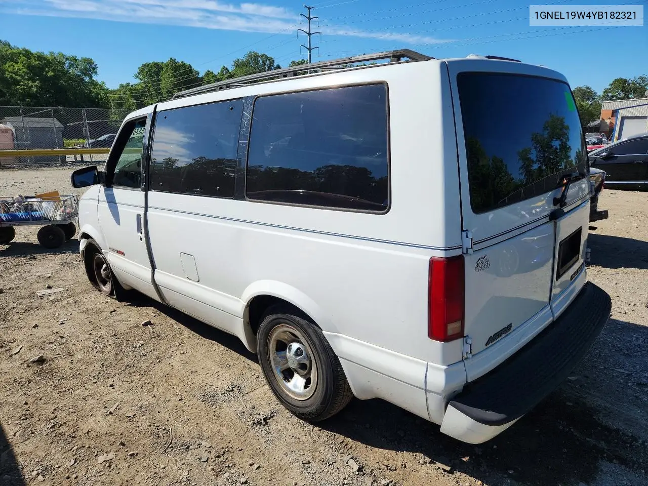 2000 Chevrolet Astro VIN: 1GNEL19W4YB182321 Lot: 55865336