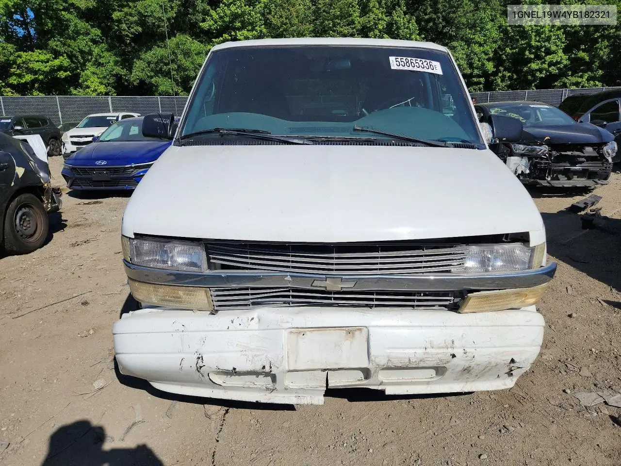 2000 Chevrolet Astro VIN: 1GNEL19W4YB182321 Lot: 55865336