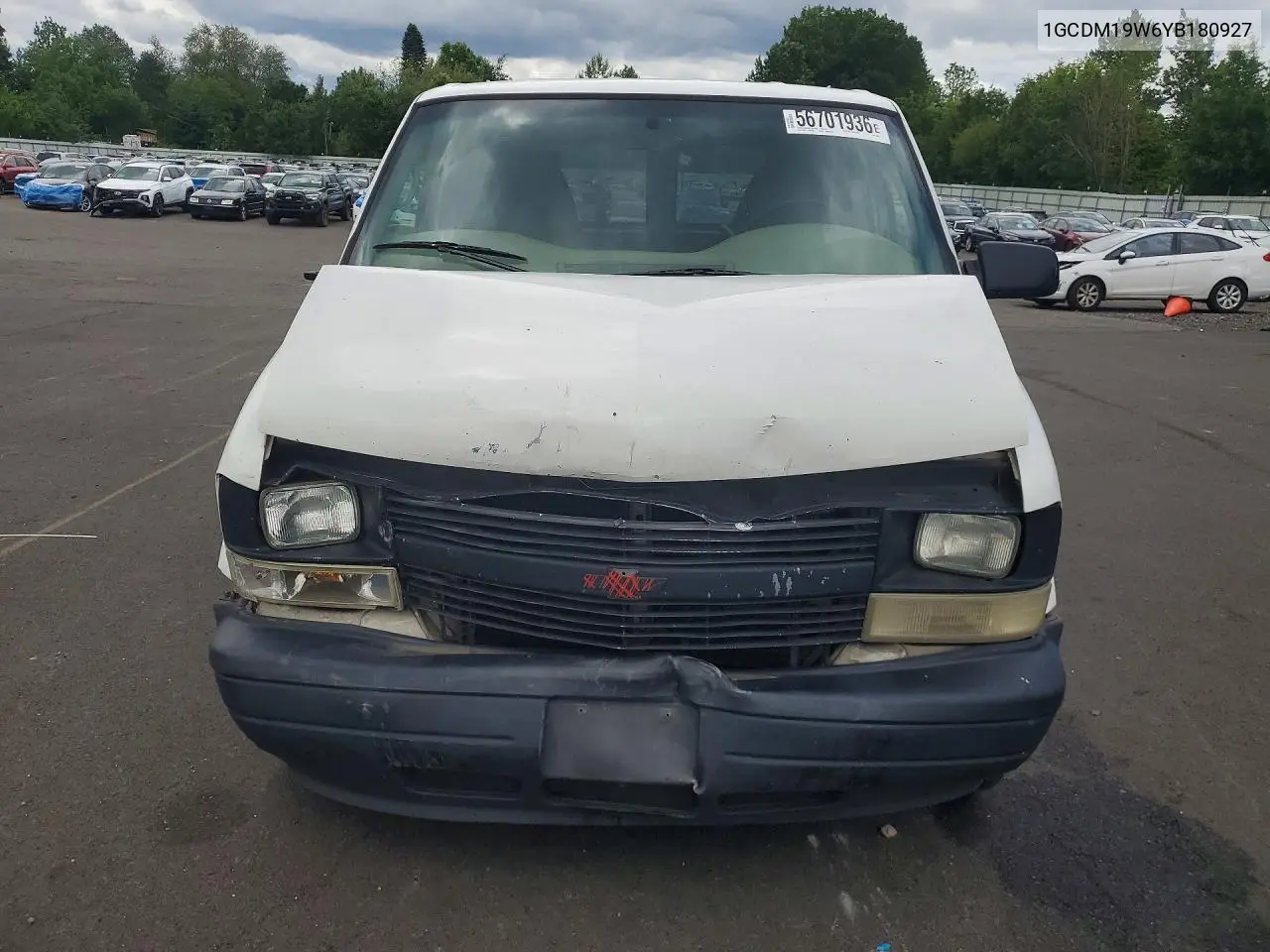 2000 Chevrolet Astro VIN: 1GCDM19W6YB180927 Lot: 56701936