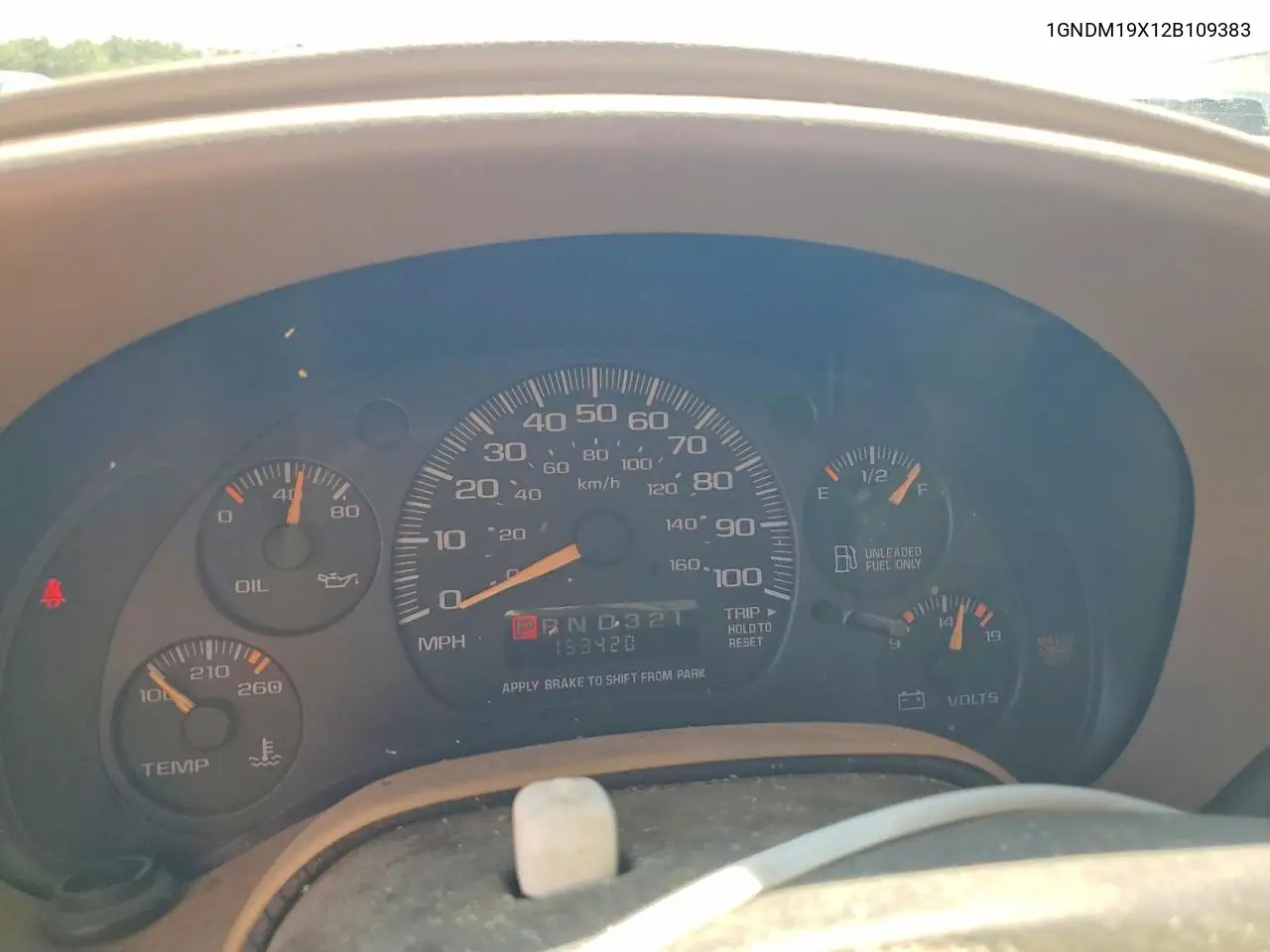 2002 Chevrolet Astro VIN: 1GNDM19X12B109383 Lot: 59897716
