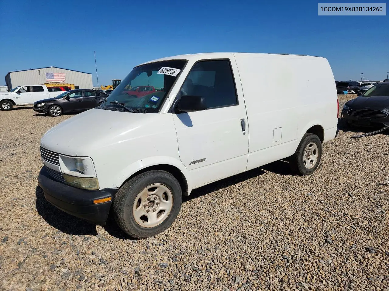2003 Chevrolet Astro VIN: 1GCDM19X83B134260 Lot: 55060606