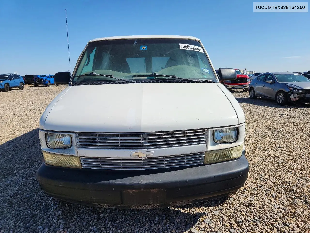 2003 Chevrolet Astro VIN: 1GCDM19X83B134260 Lot: 55060606
