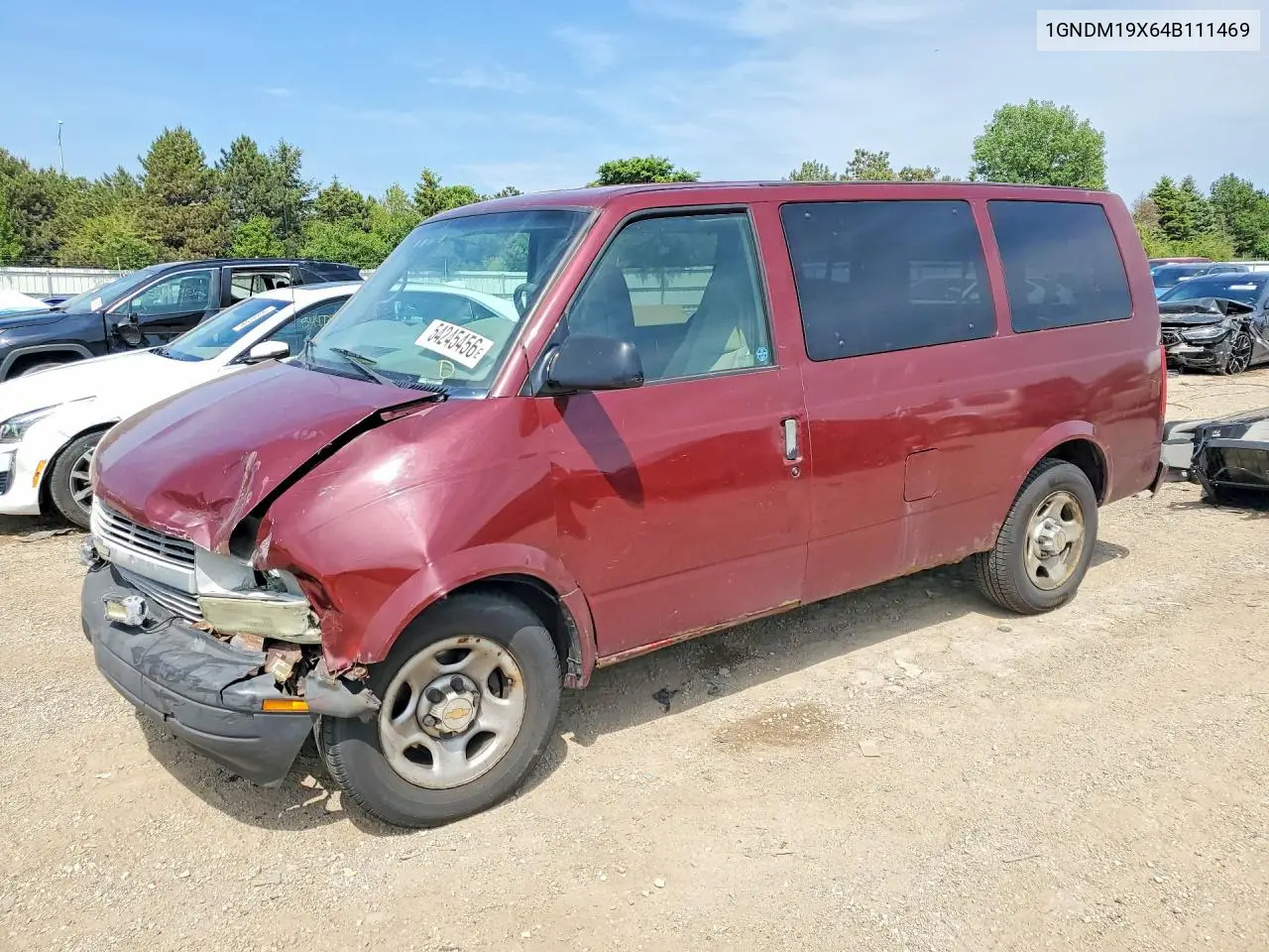 2004 Chevrolet Astro VIN: 1GNDM19X64B111469 Lot: 54245456