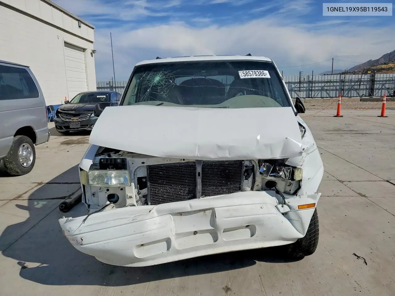 2005 Chevrolet Astro VIN: 1GNEL19X95B119543 Lot: 58578386