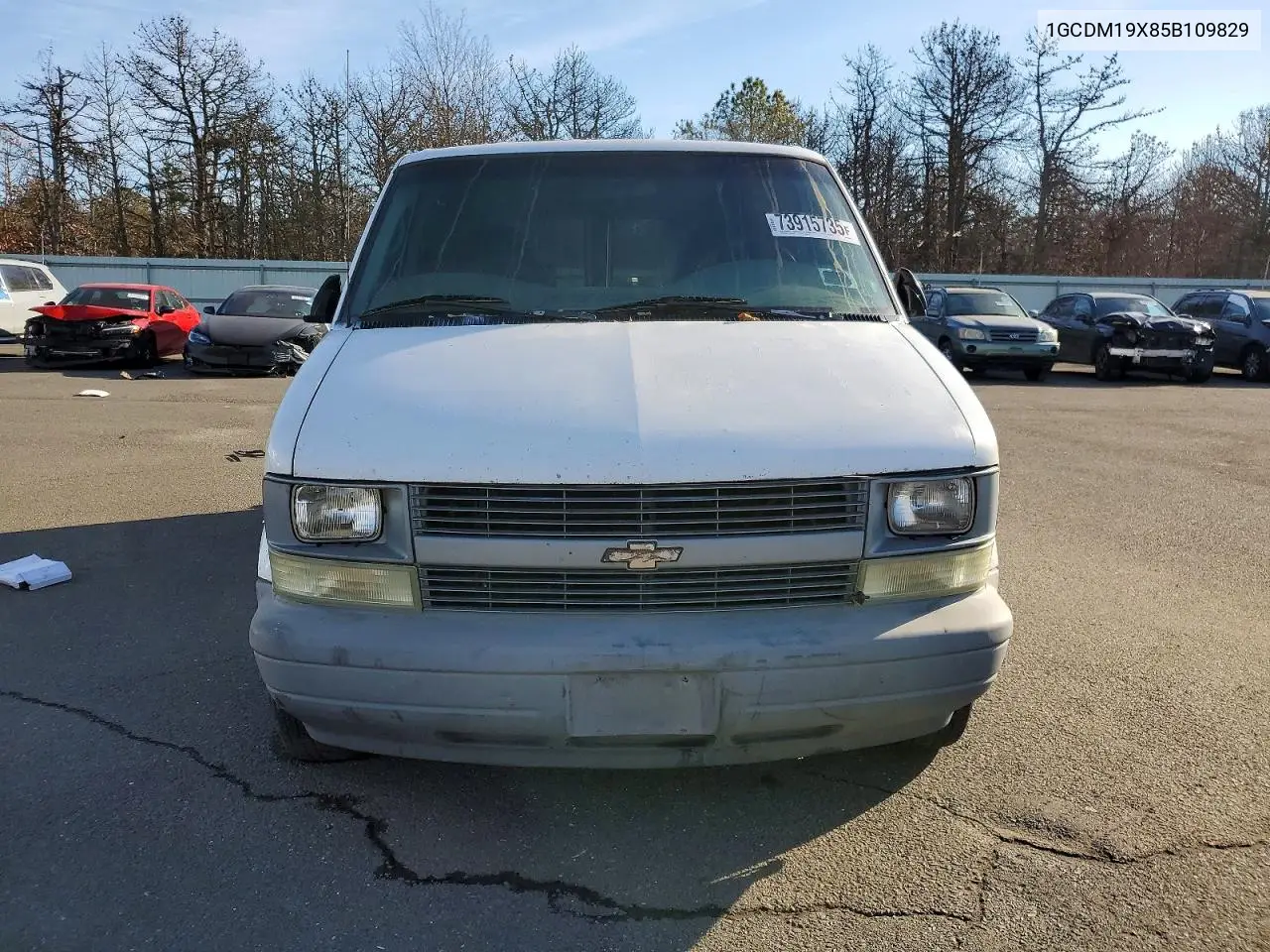 2005 Chevrolet Astro Van Utility / Service Van VIN: 1GCDM19X85B109829 Lot: 73915735