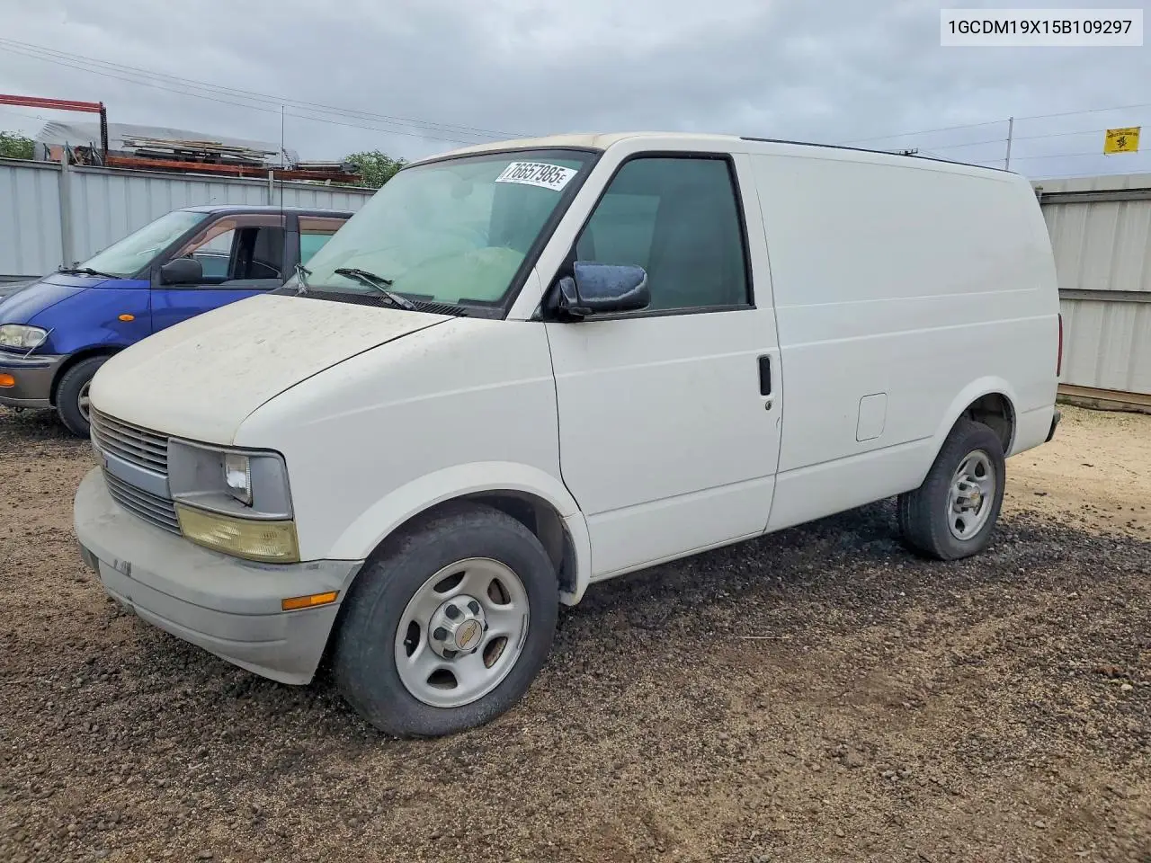 2005 Chevrolet Astro Van Delivery Van VIN: 1GCDM19X15B109297 Lot: 76657985