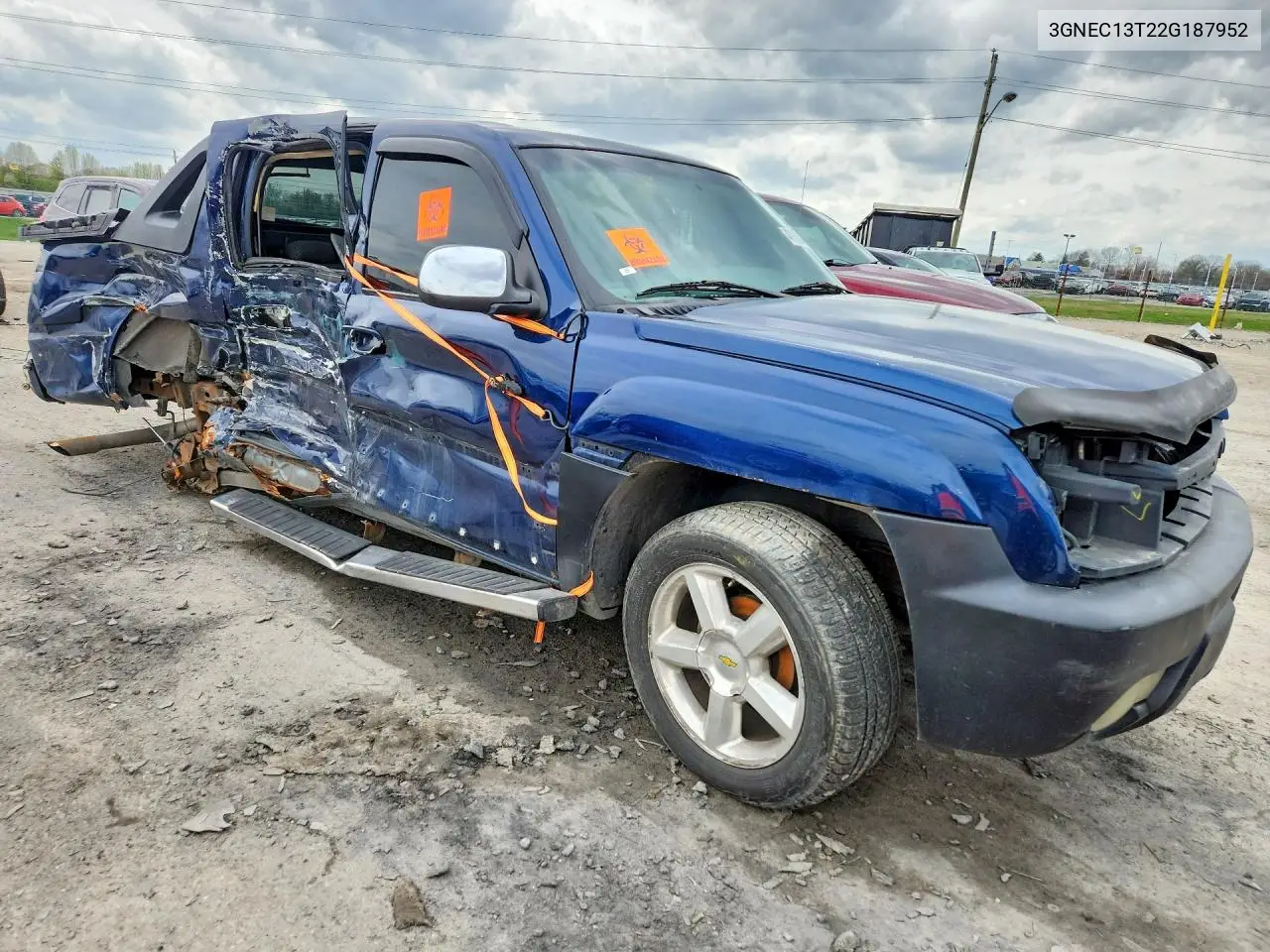 2002 Chevrolet Avalance VIN: 3GNEC13T22G187952 Lot: 47662646