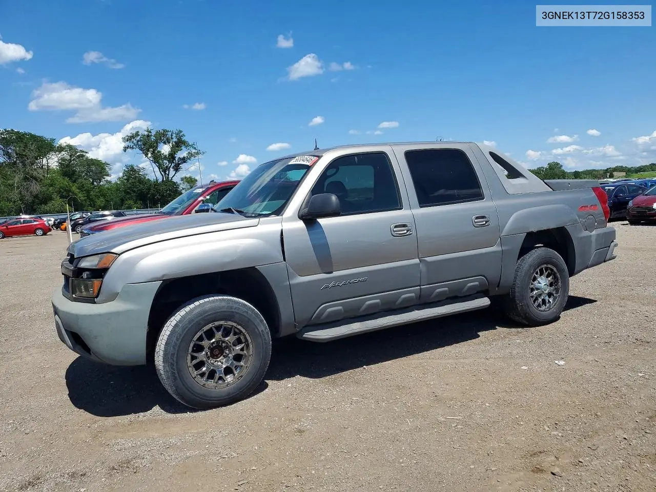 2002 Chevrolet Avalanche K1500 VIN: 3GNEK13T72G158353 Lot: 56504646