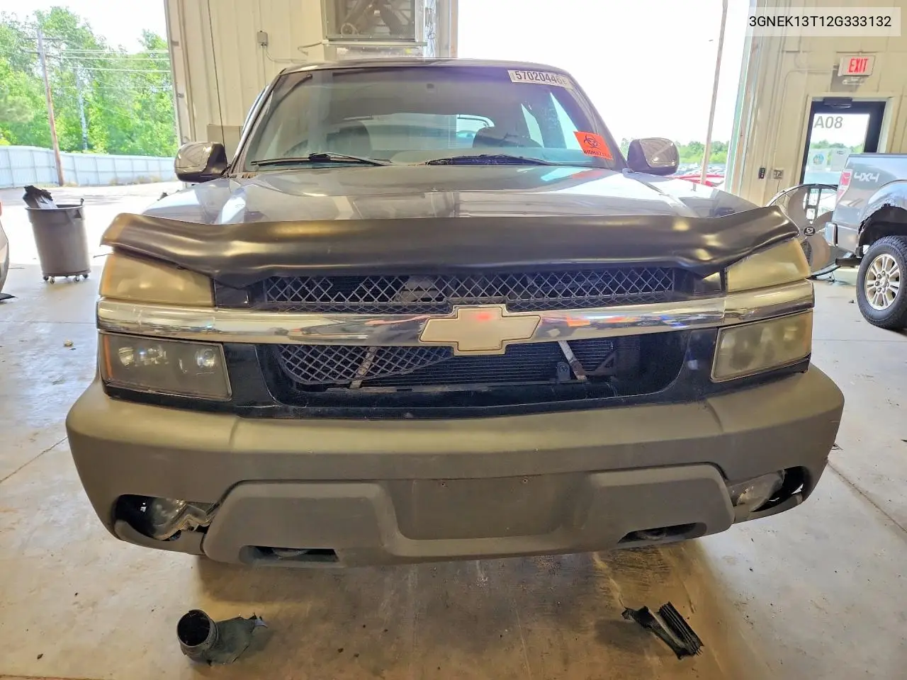 2002 Chevrolet Avalanche K1500 VIN: 3GNEK13T12G333132 Lot: 57020446