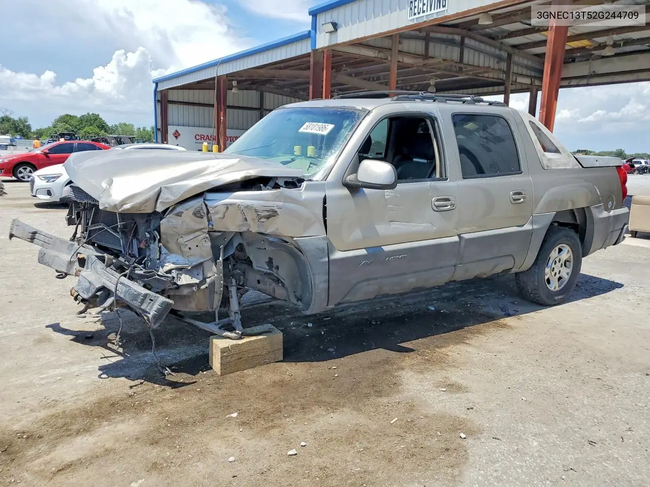 2002 Chevrolet Avalanche C1500 VIN: 3GNEC13T52G244709 Lot: 58101986