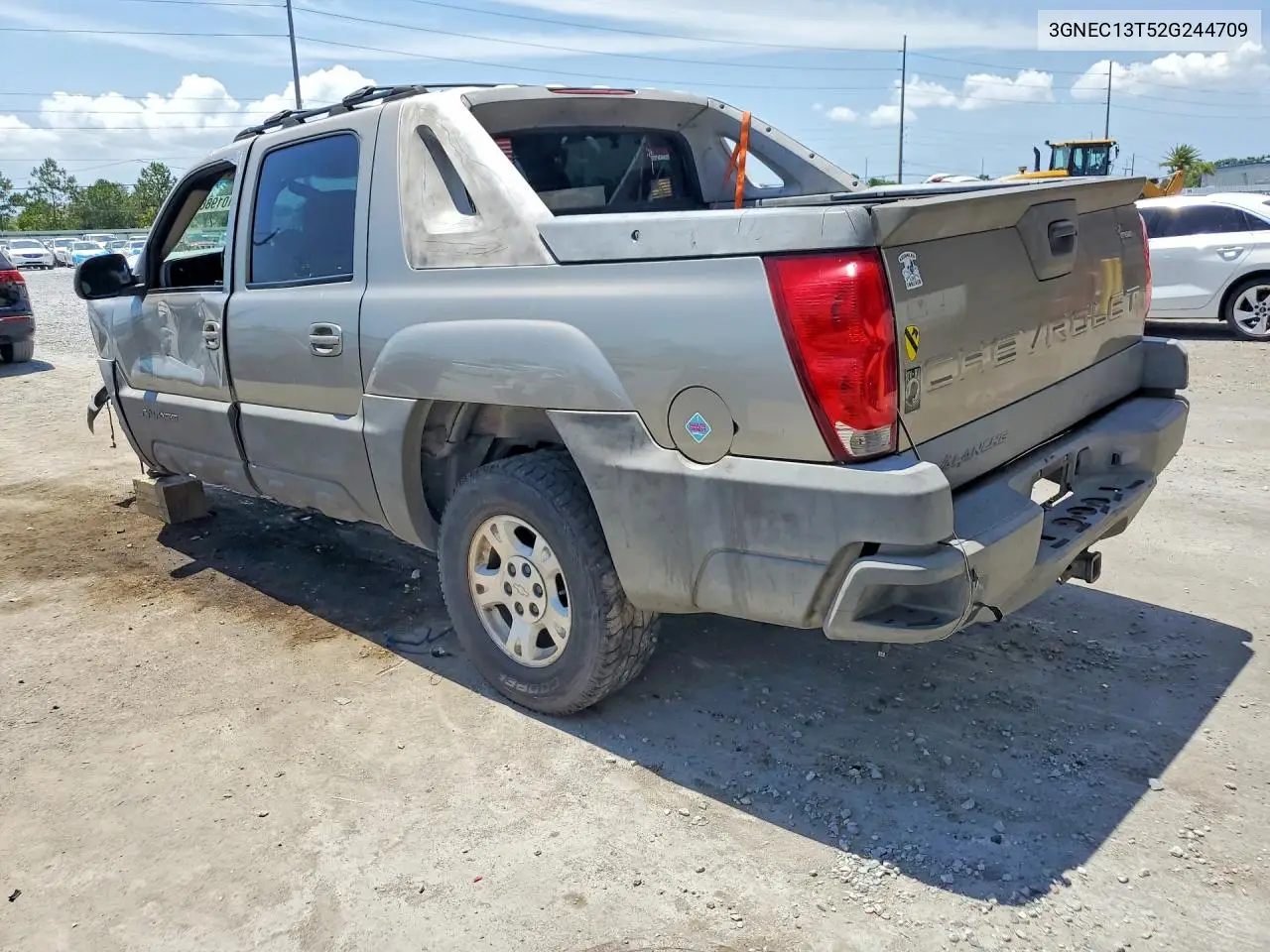 2002 Chevrolet Avalanche C1500 VIN: 3GNEC13T52G244709 Lot: 58101986