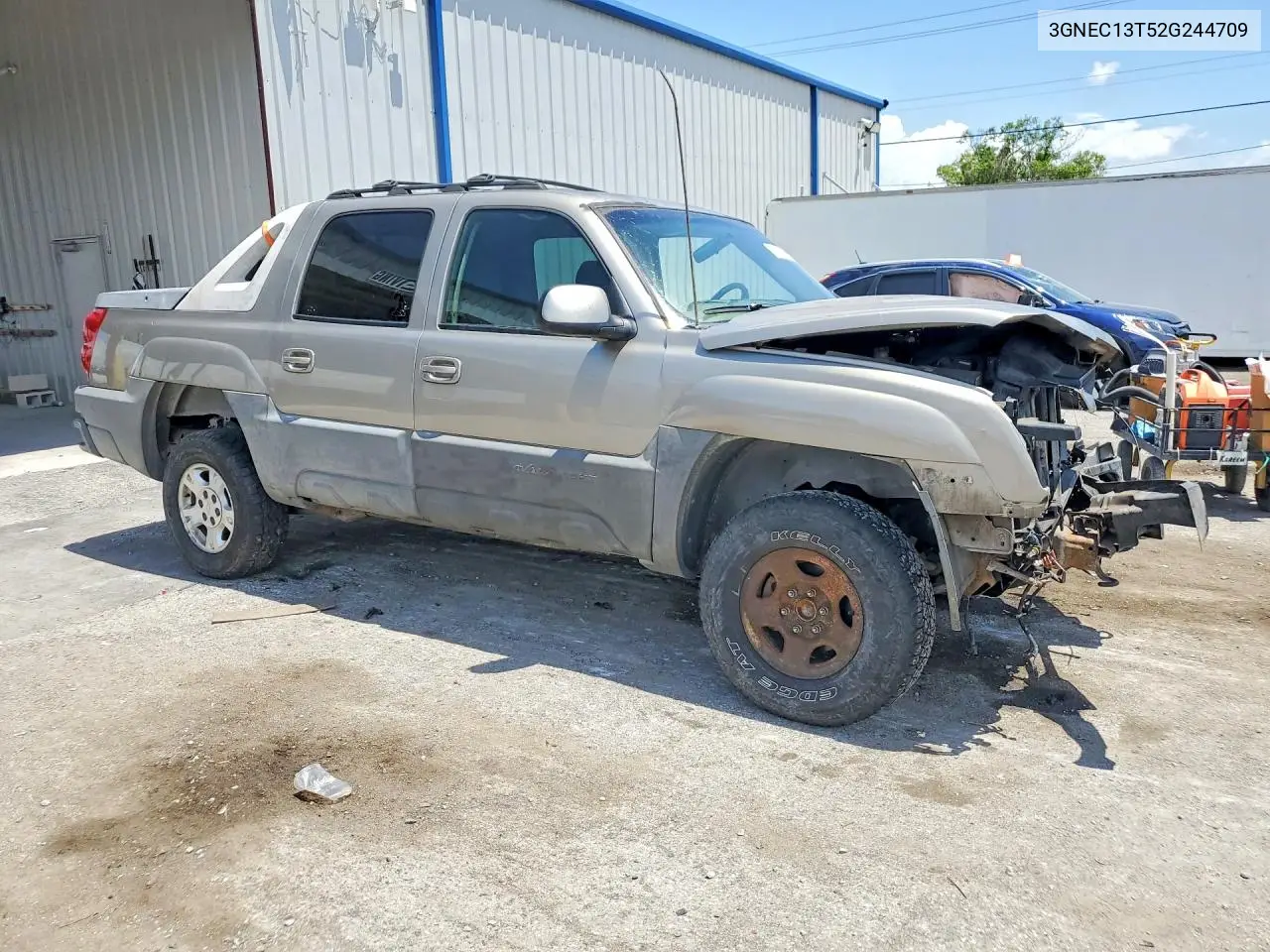 2002 Chevrolet Avalanche C1500 VIN: 3GNEC13T52G244709 Lot: 58101986