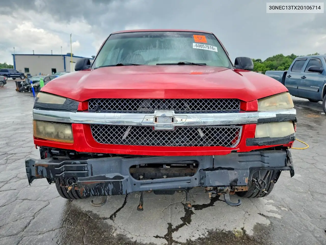 2002 Chevrolet Avalanche C1500 VIN: 3GNEC13TX2G106714 Lot: 60057916