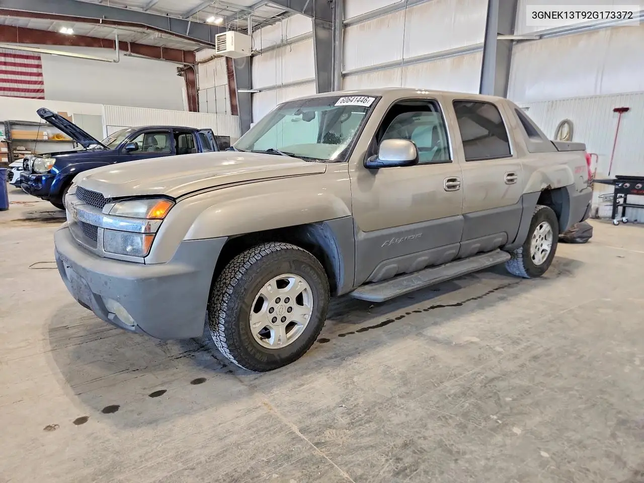 2002 Chevrolet Avalanche K1500 VIN: 3GNEK13T92G173372 Lot: 60641446