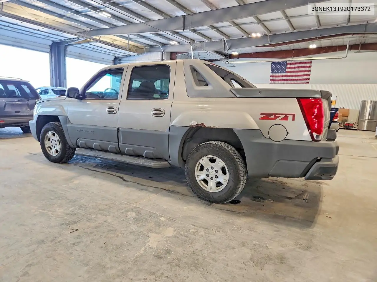 2002 Chevrolet Avalanche K1500 VIN: 3GNEK13T92G173372 Lot: 60641446