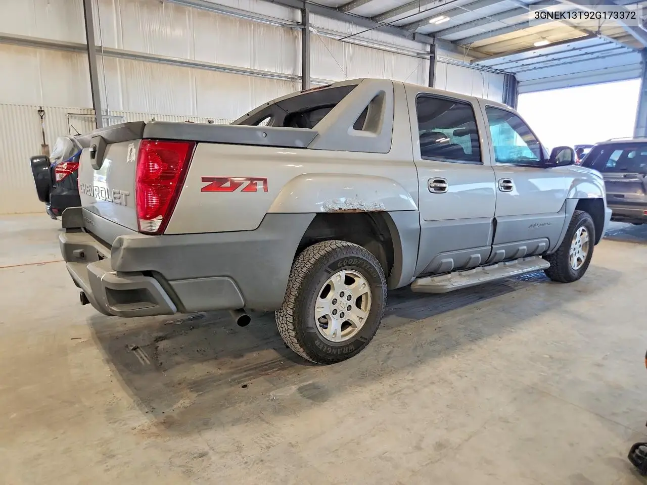 2002 Chevrolet Avalanche K1500 VIN: 3GNEK13T92G173372 Lot: 60641446