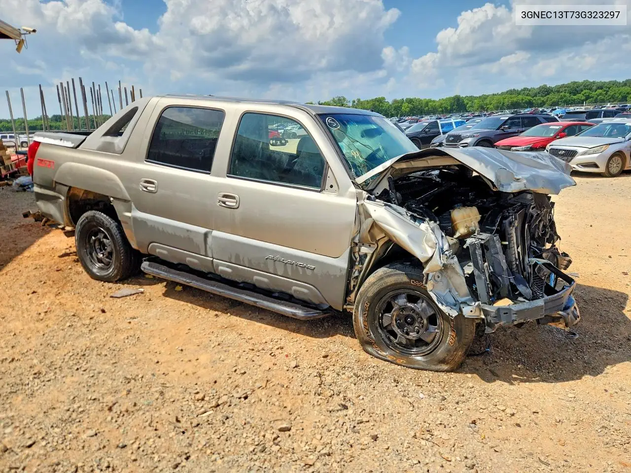 2003 Chevrolet Avalanche C1500 VIN: 3GNEC13T73G323297 Lot: 59173696