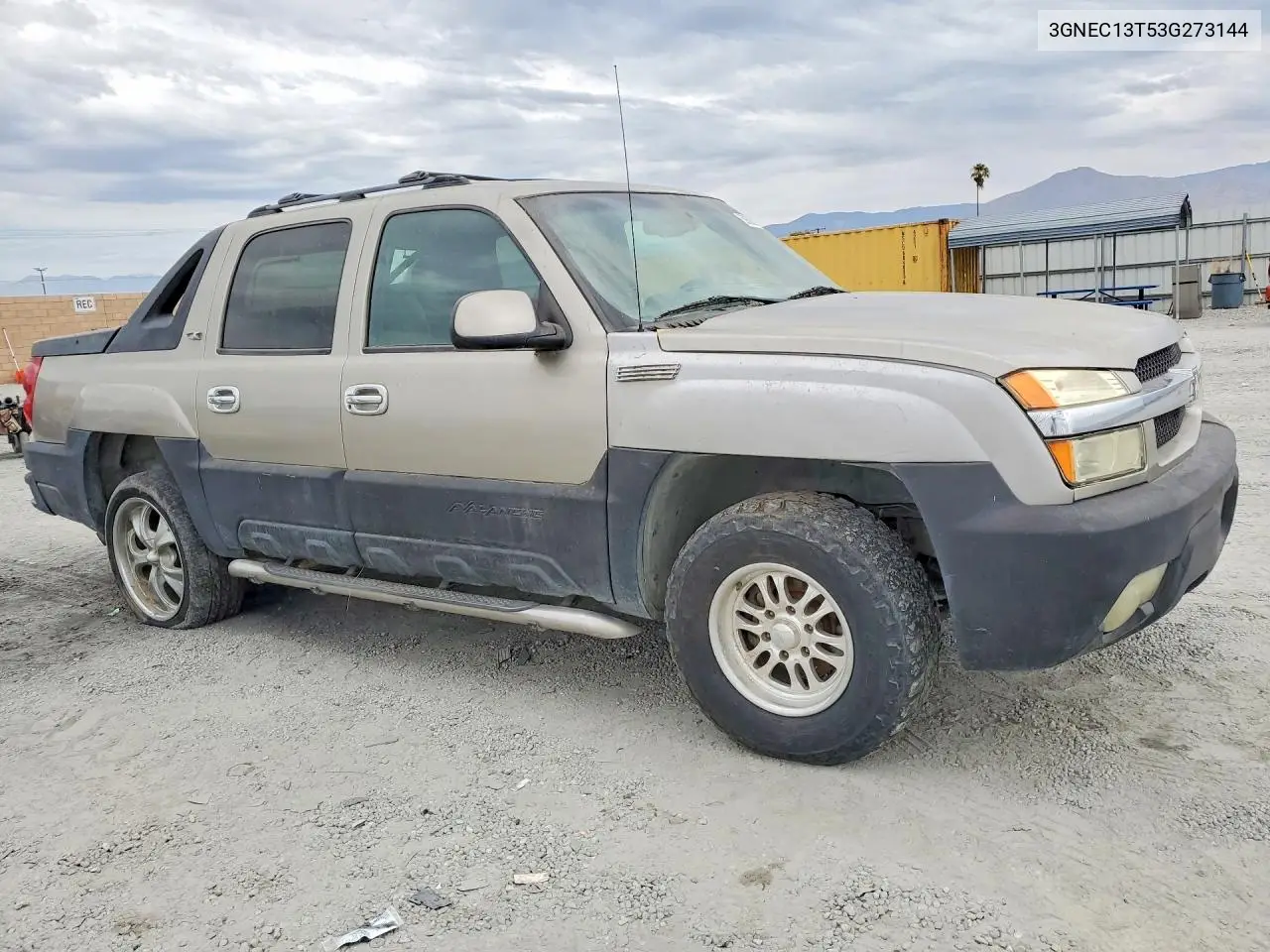 2003 Chevrolet Avalanche C1500 VIN: 3GNEC13T53G273144 Lot: 59388116