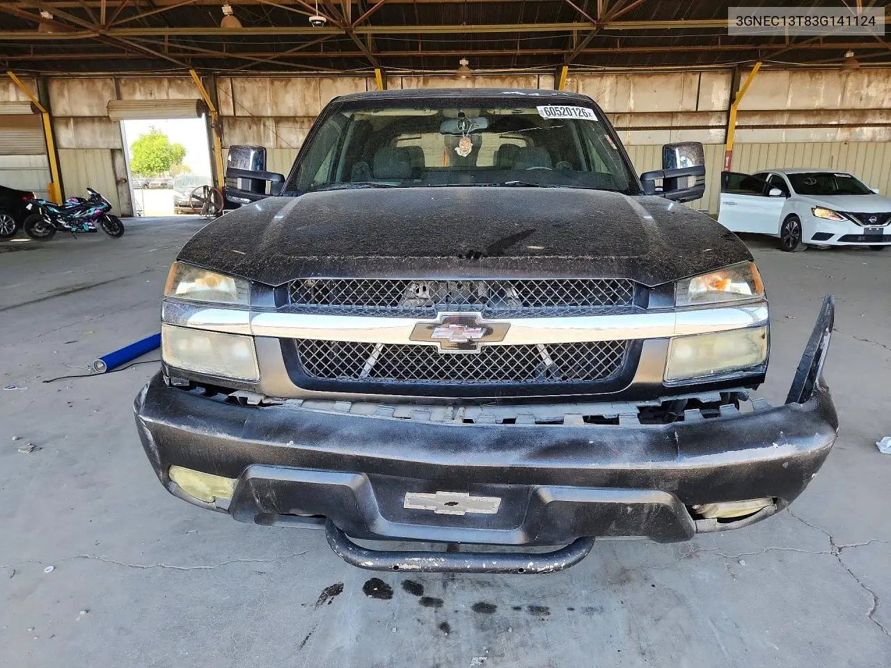 2003 Chevrolet Avalanche C1500 VIN: 3GNEC13T83G141124 Lot: 60520126