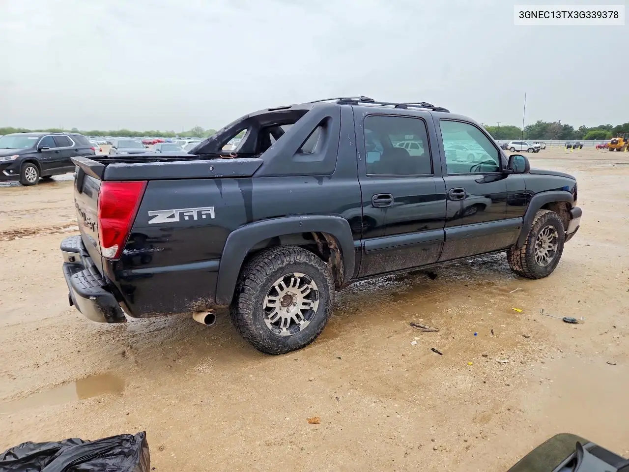 2003 Chevrolet Avalanche C1500 VIN: 3GNEC13TX3G339378 Lot: 60871306
