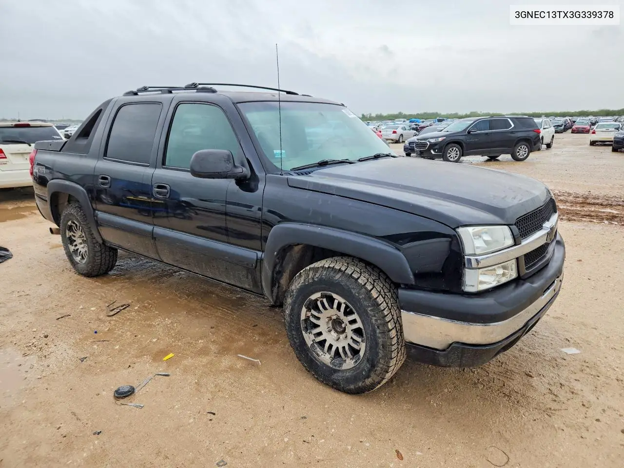 2003 Chevrolet Avalanche C1500 VIN: 3GNEC13TX3G339378 Lot: 60871306