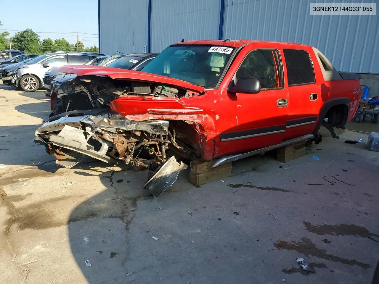 2004 Chevrolet Avalanche K1500 VIN: 3GNEK12T44G331055 Lot: 41633966